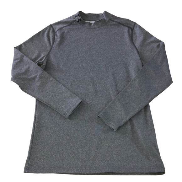 Under Armour Men's ColdGear® Armour Fitted Mock Long Sleeve charcoal size XL - Picture 2 of 9